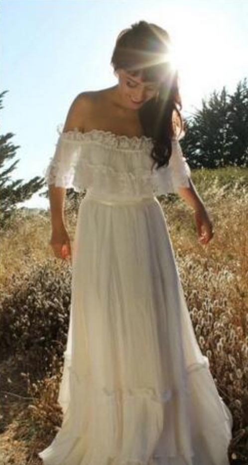Off The Shoulder Boho Dresses  Bohemian, Country & Vintage Style