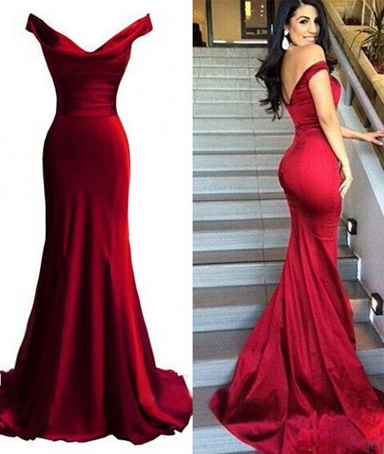 Red tight prom dresses hot sale 2018