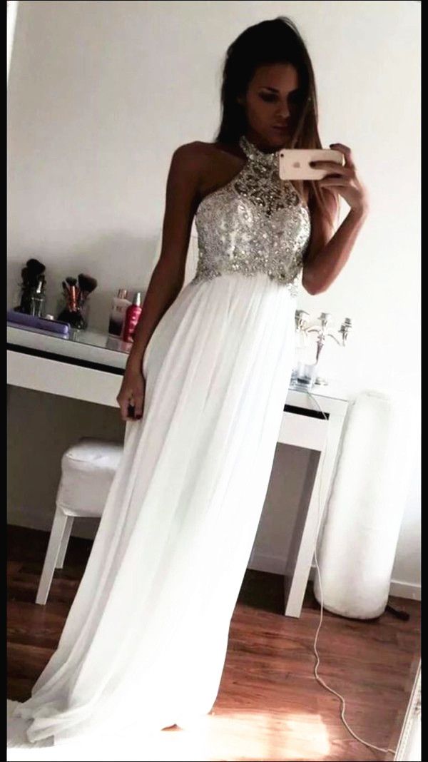 long white formal dresses